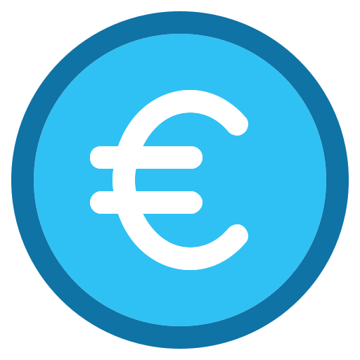 euro icono gratis