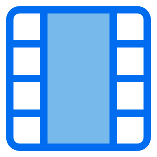 Movie Generic Blue icon
