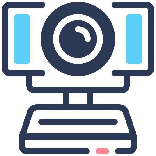 cámara web icono gratis