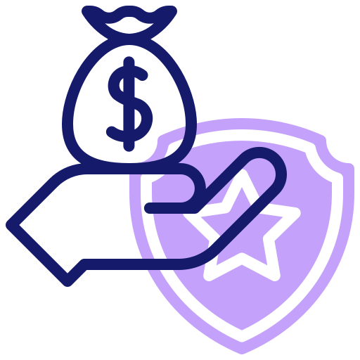 bolsa de dinero icono gratis