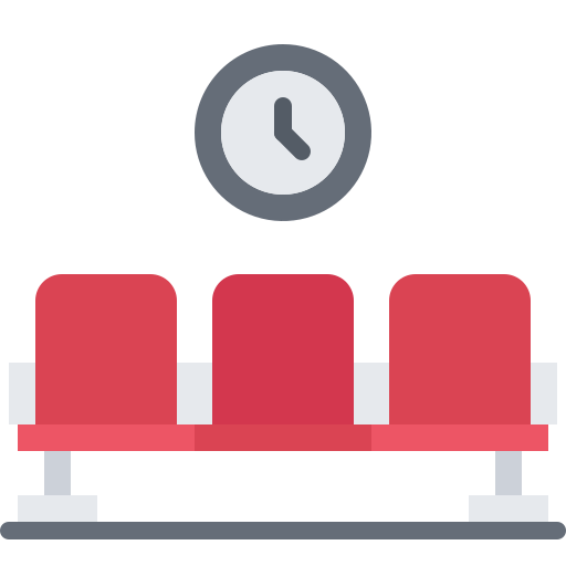 sala de espera icono gratis