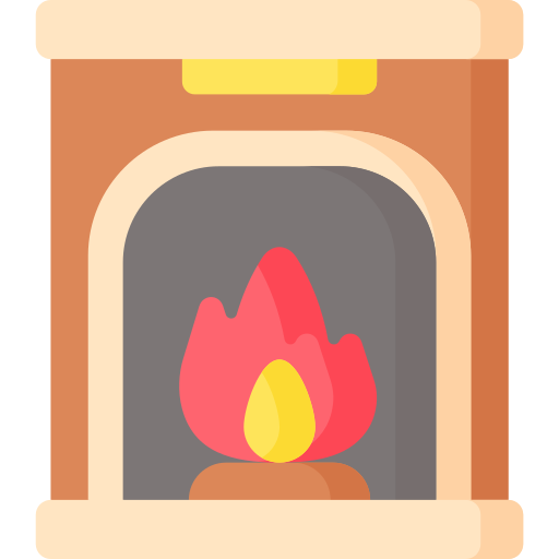 Fireplace Special Flat icon