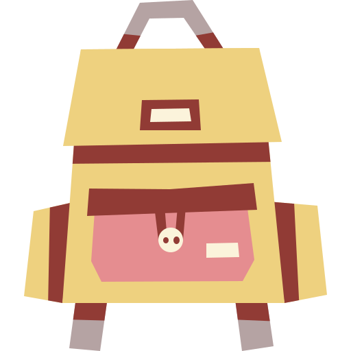 mochila icono gratis