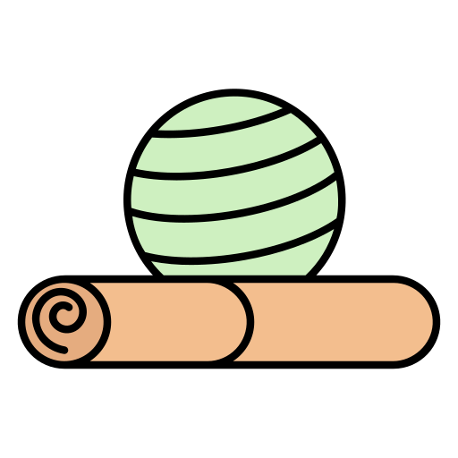 Yoga ball free icon