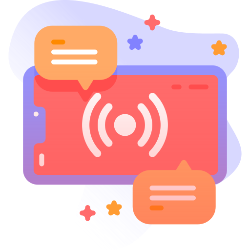 Streaming free icon