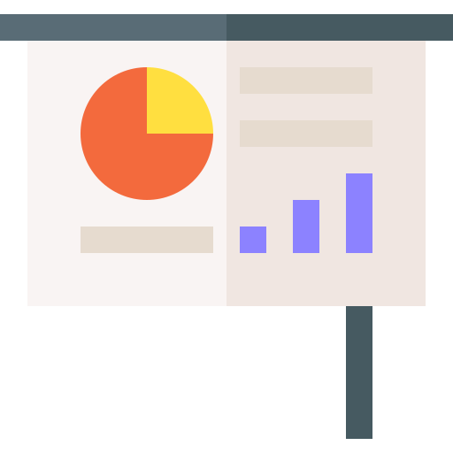 Presentation Basic Straight Flat icon