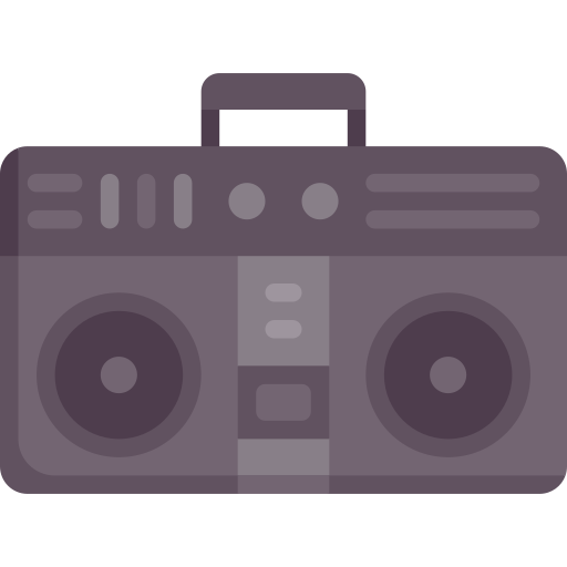 Boombox - Free music icons