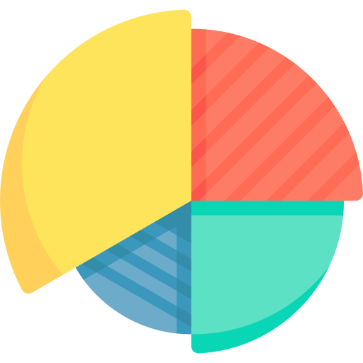 gráfico circular icono gratis