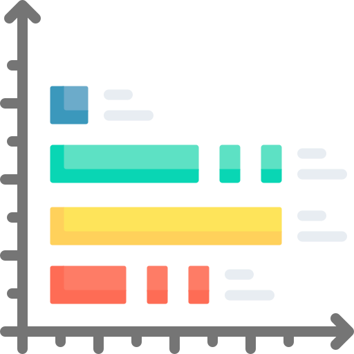 gráfico de barras icono gratis