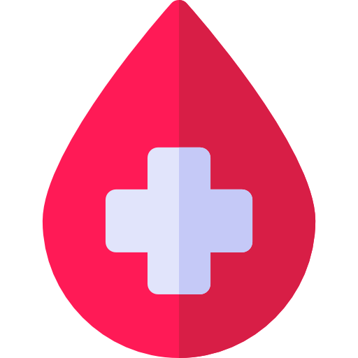 donación de sangre icono gratis