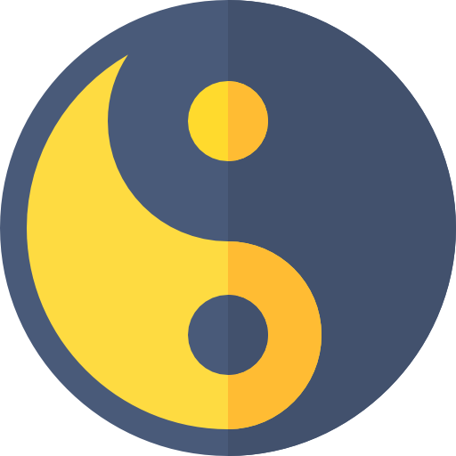 yin yang icono gratis