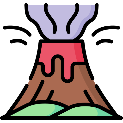 Volcano Special Lineal color icon