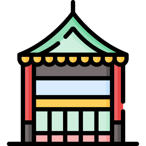 Temple Special Lineal Color Icon