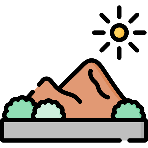 Mountain Special Lineal Color Icon