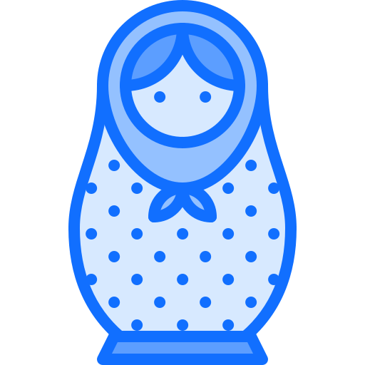 matryoshka icono gratis