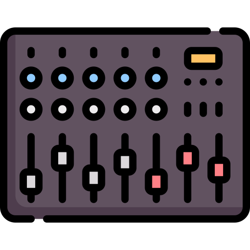 Sound mixer Special Lineal color icon
