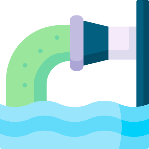 Загрязнение воды бесплатно иконка