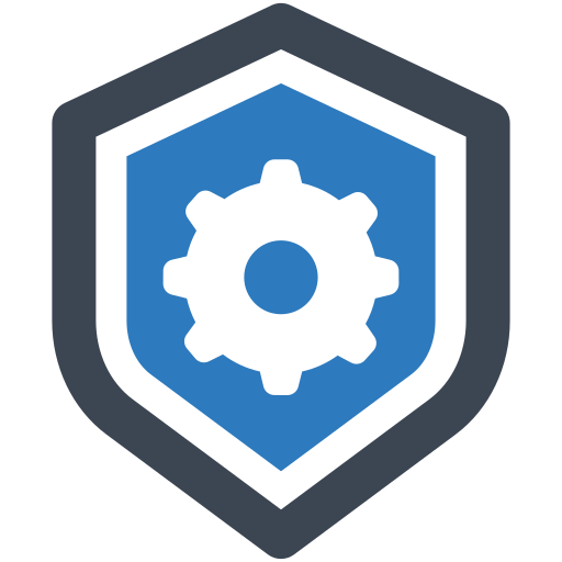 Security Control Generic Blue Icon 