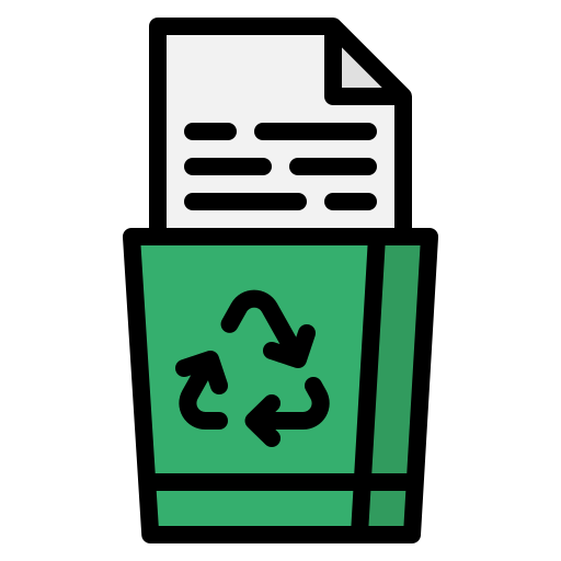 papelera de reciclaje icono gratis