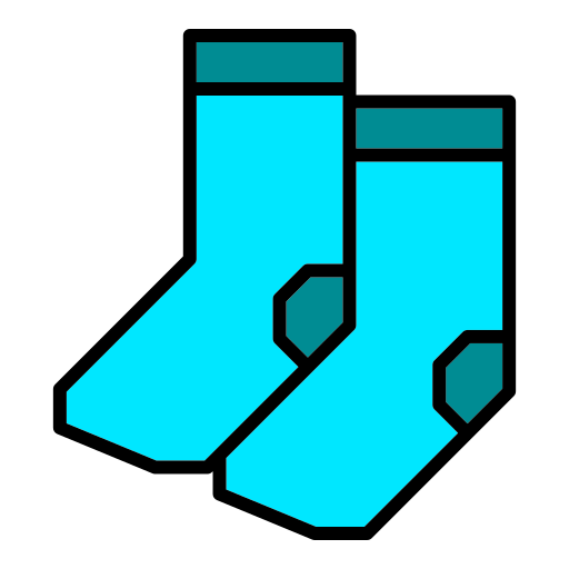 Socks Generic Outline Color icon