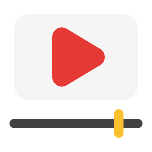 reproductor de video icono gratis