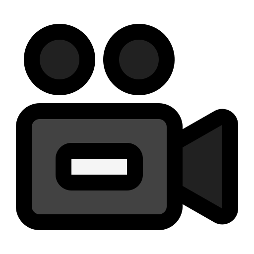 camara de video icono gratis