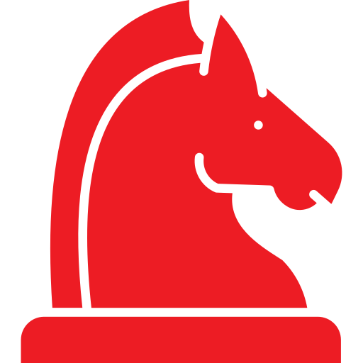 Logotipo De Estratégia De Negócios, Cavalo Cavaleiro De Xadrez