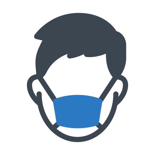 Medical mask Generic Blue icon