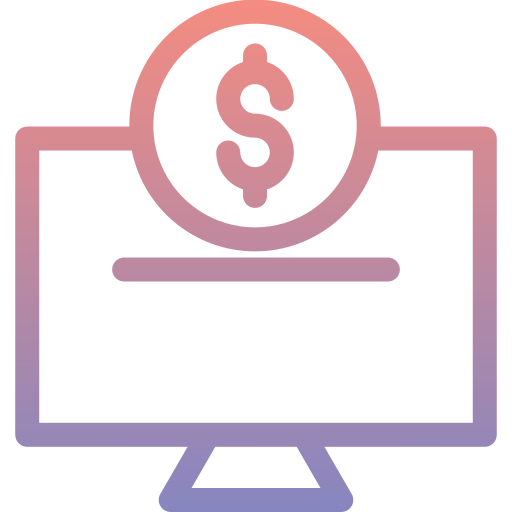 acesso a operações bancárias via internet grátis ícone