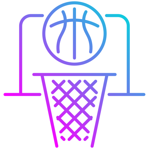 cancha de baloncesto icono gratis