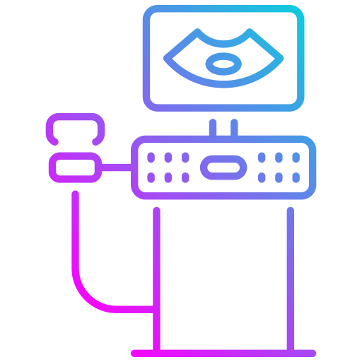 máquina de ultrasonido icono gratis