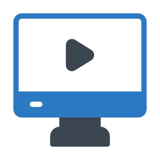 Video player Generic Blue icon