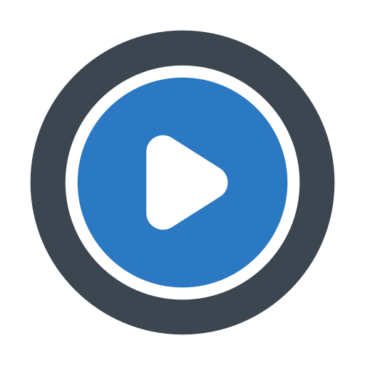 Video player Generic Blue icon