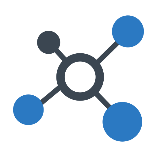 Connection Generic Blue icon