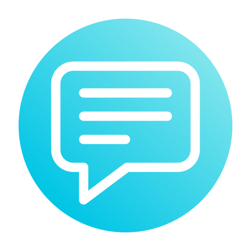 Chat Generic Flat Gradient icon