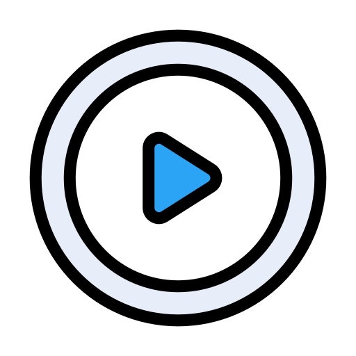 reproductor de video icono gratis