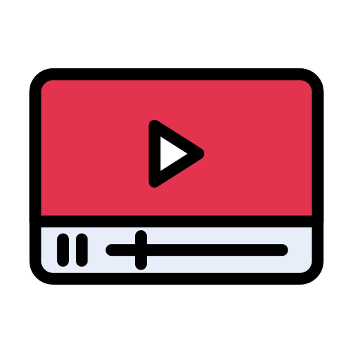 reproductor de video icono gratis