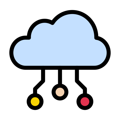 servidor en la nube icono gratis