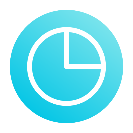 gráfico circular icono gratis