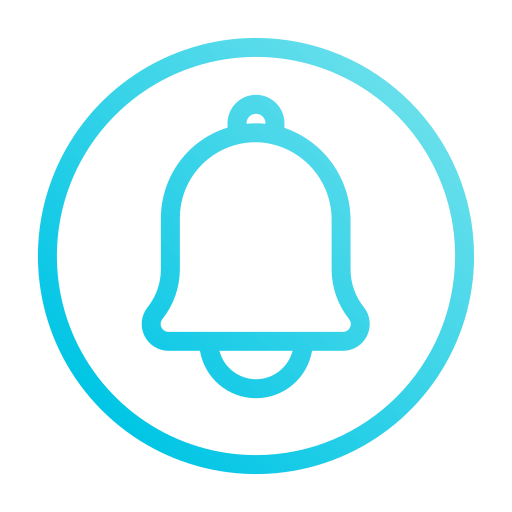 Bell Generic Gradient icon