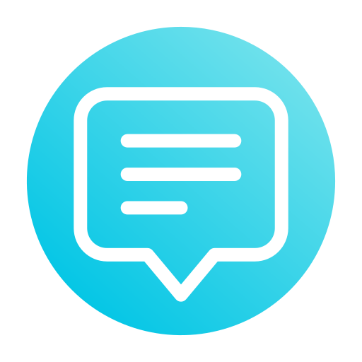 Chat Generic Flat Gradient icon