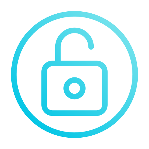 Unlock free icon