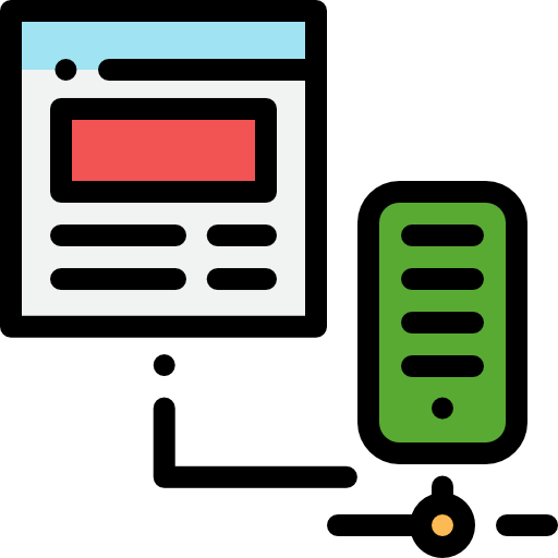 Data Detailed Rounded Lineal color icon