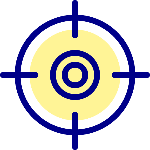 Target Detailed Mixed Lineal color icon