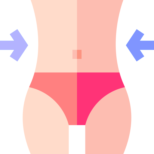 cuerpo delgado icono gratis