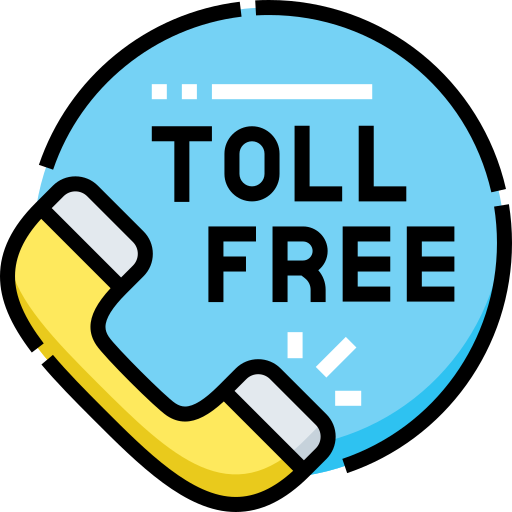 Toll free - free icon