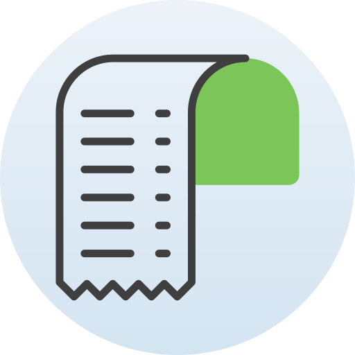 reçu Icône gratuit