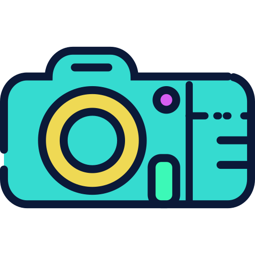 Camera Generic Outline Color icon