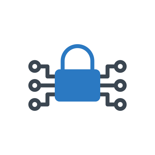 Security Generic Blue icon