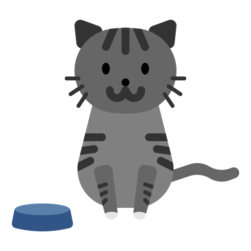 Gray cat icon - Free gray animal icons